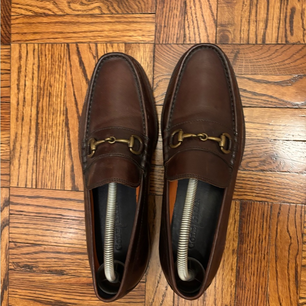 Cole Haan Men's Brown Leather Loafers